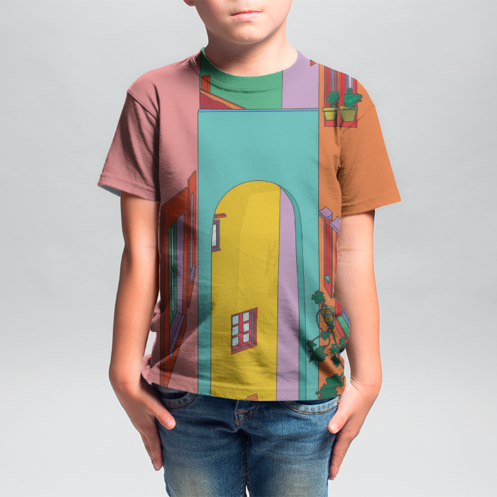 T-shirt Allover Criança