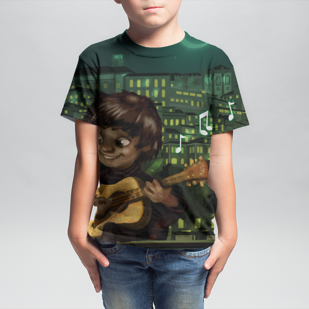 T-shirt Allover Criança