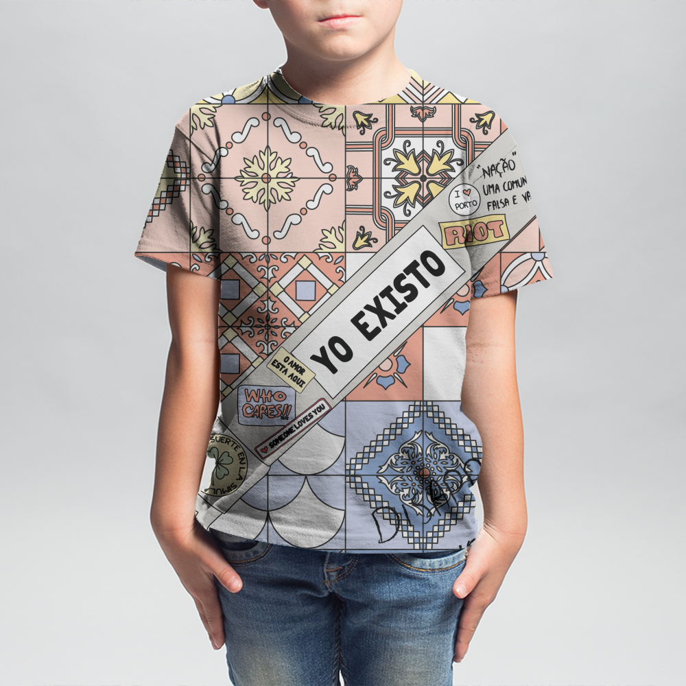 T-shirt Allover Criança