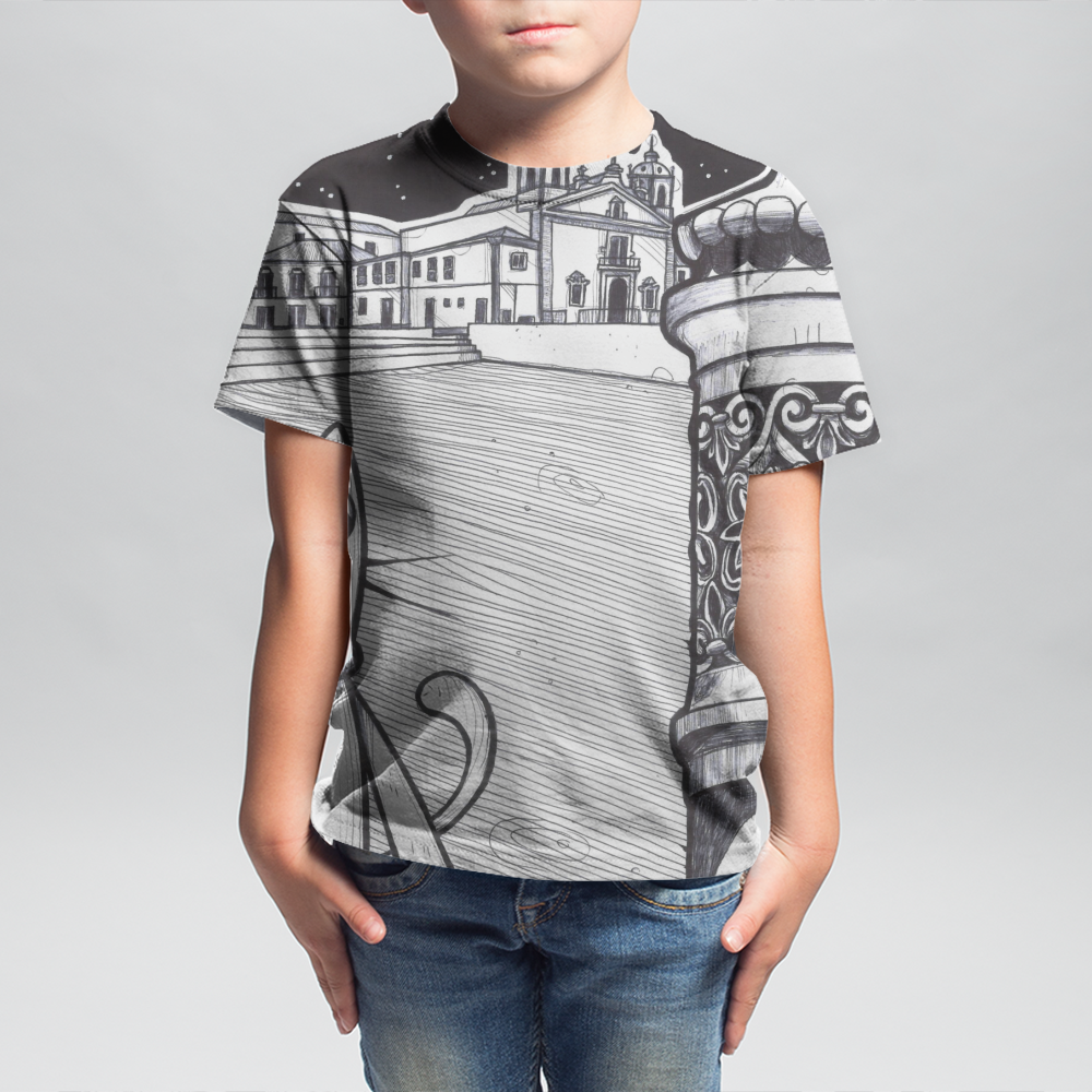 T-shirt Allover Criança