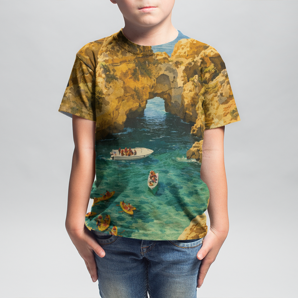T-shirt Allover Criança