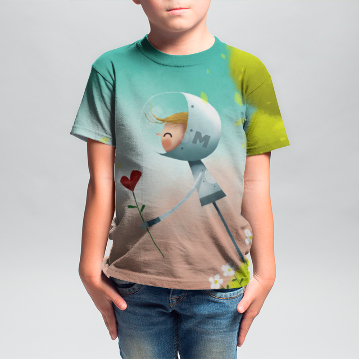 T-shirt Allover Criança