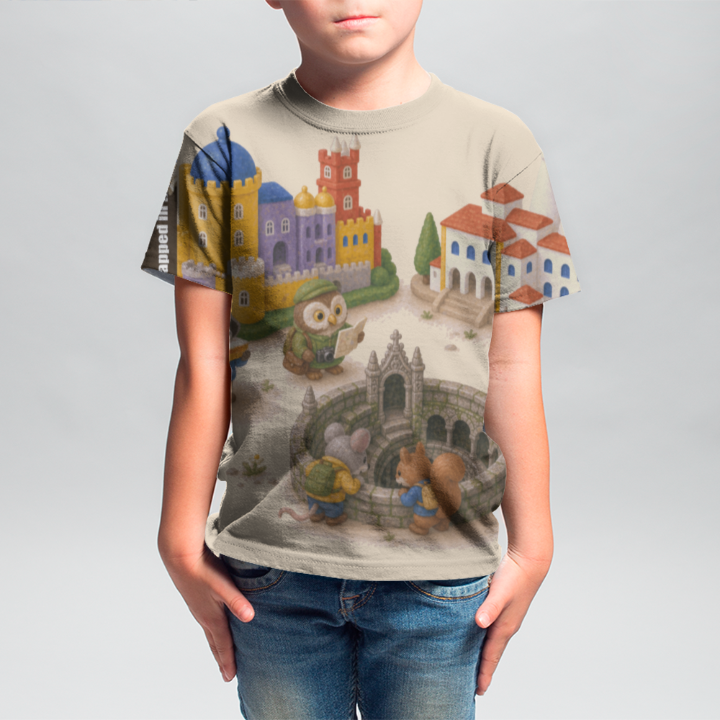 T-shirt Allover Criança